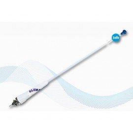GLOMEX RA106 voilier  1M-3db fibre de verre cable 18M