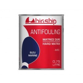 BIGSHIP Antifouling matrice dure Bleu marine 750ml